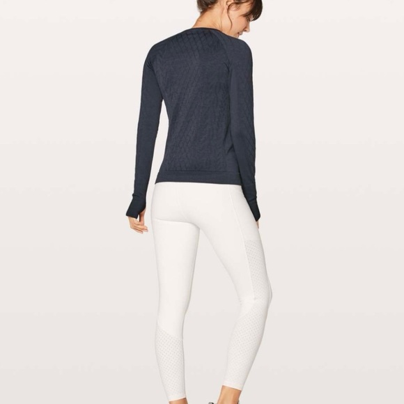 Lululemon Rest Less Pullover in Diamond Midnight Navy - Picture 8 of 9